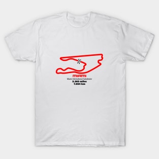 Miami Track Graphic T-Shirt